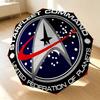 Starfleet Emblem 8 Ribs 3Fold Black Glue Uv Protection Umbrella Sun Protection Rainproof Compact Folding Umbrella For Travel Daily Use C924147