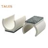 5Pcs Chair Legs Tips Caps with Felt Pads U-shaped Plastic Table Feet Glides Protectors Non-Slip Furniture Feet Tubing Cap for 19/22/25mm Diameter