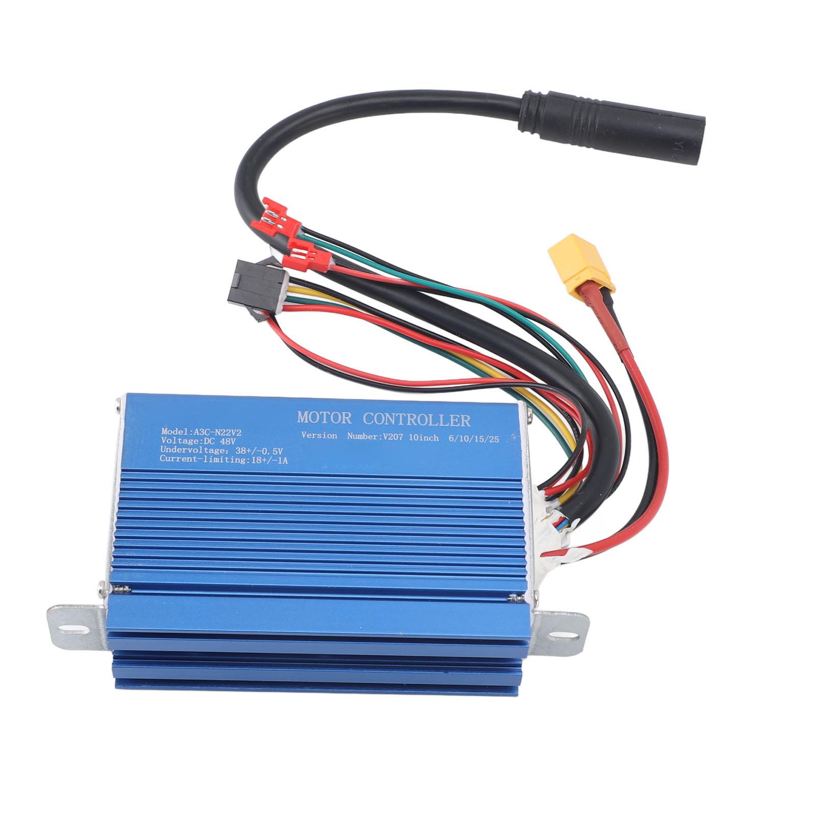 48V 18A Electric Scooter Controller Aluminum Alloy Motor Speed Controller for A3C N22V2 Electric Scooter Bike Tricycle