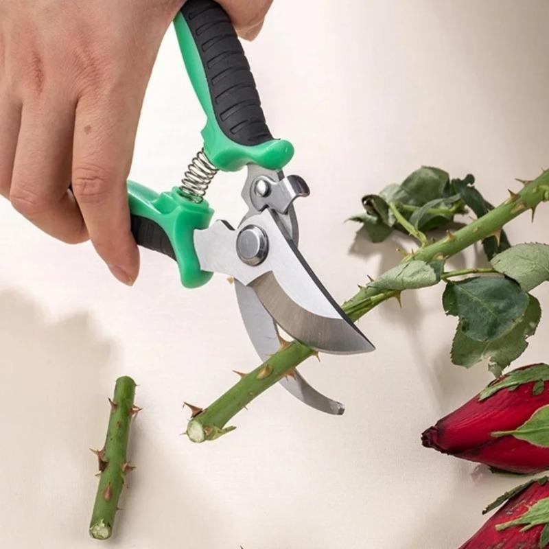 Gardening Shears Ergonomic Handle with Sharp Blades Durable Garden Pruning Shears For Harvesting Flower Fruit Labor Saving Tool