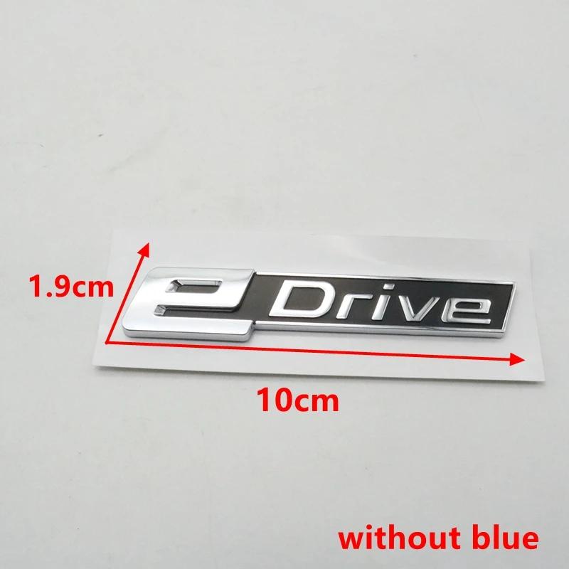 3D eDrive Emblem Car Side Fender Sticker Rear Tail Letter Badge Trunk Logo For Bmw X1 X3 X4 X5 X6 X7 I8 I3 E Drive  Accessories