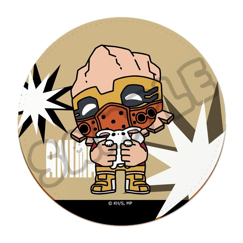 TV Anime Hero 5th Edition Leather Coaster M CG "My Academia" [Koji Kuchida] Everyone's Mochocho!