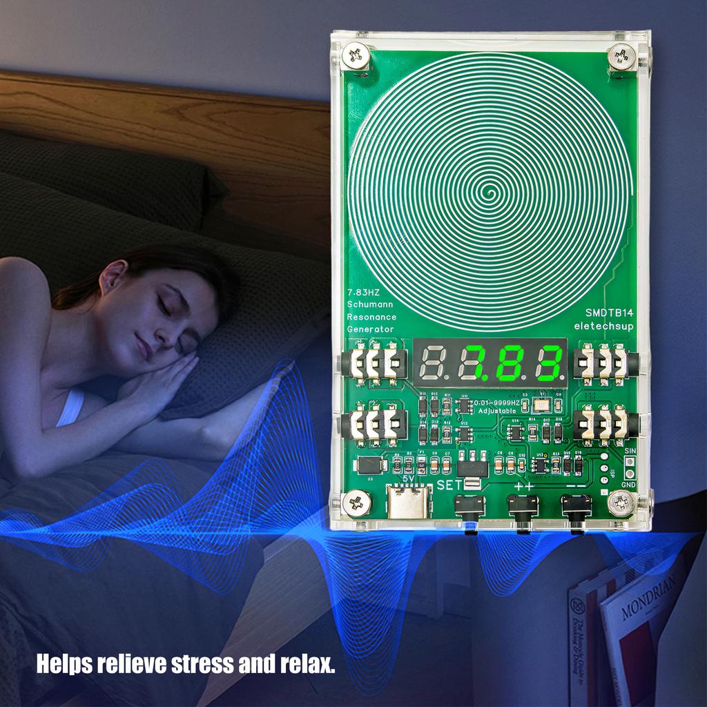 7.83Hz Schumann Resonances Generator for Home Office Low Frequency Stable Pulse Chip Waves Pulse Generator Board