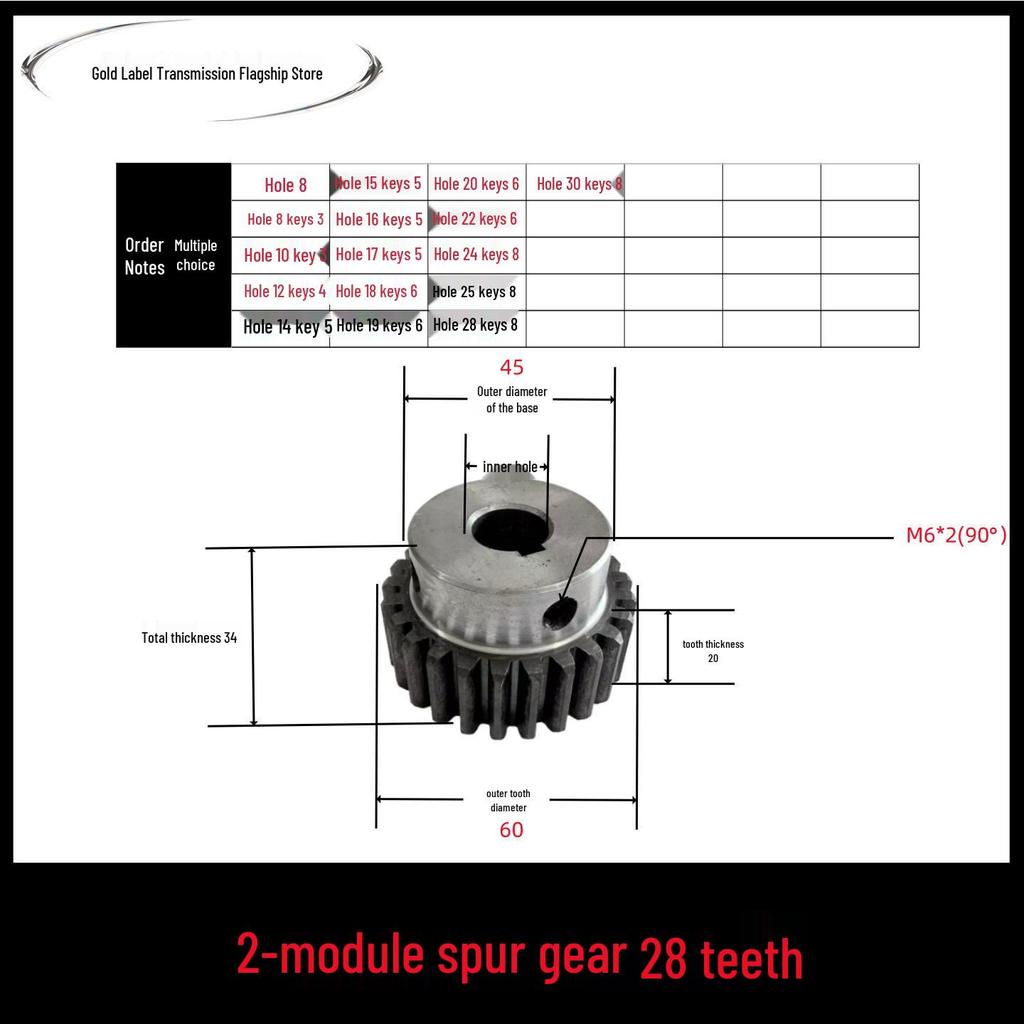 Boss Gear 2: Customizable Spur Motor with Shoulder Gear Module