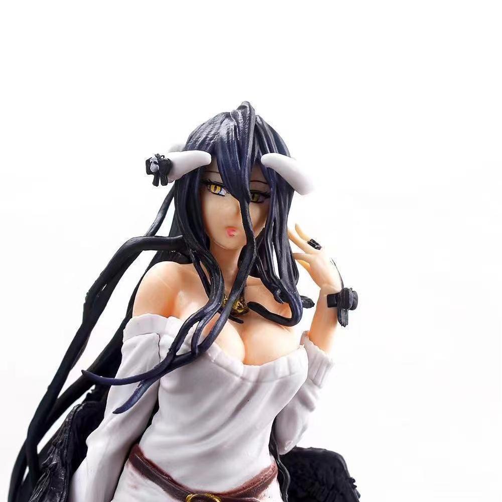 1 Piece Albedo PVC Anime Figure Girl Model Ornaments for Fans, 22cm