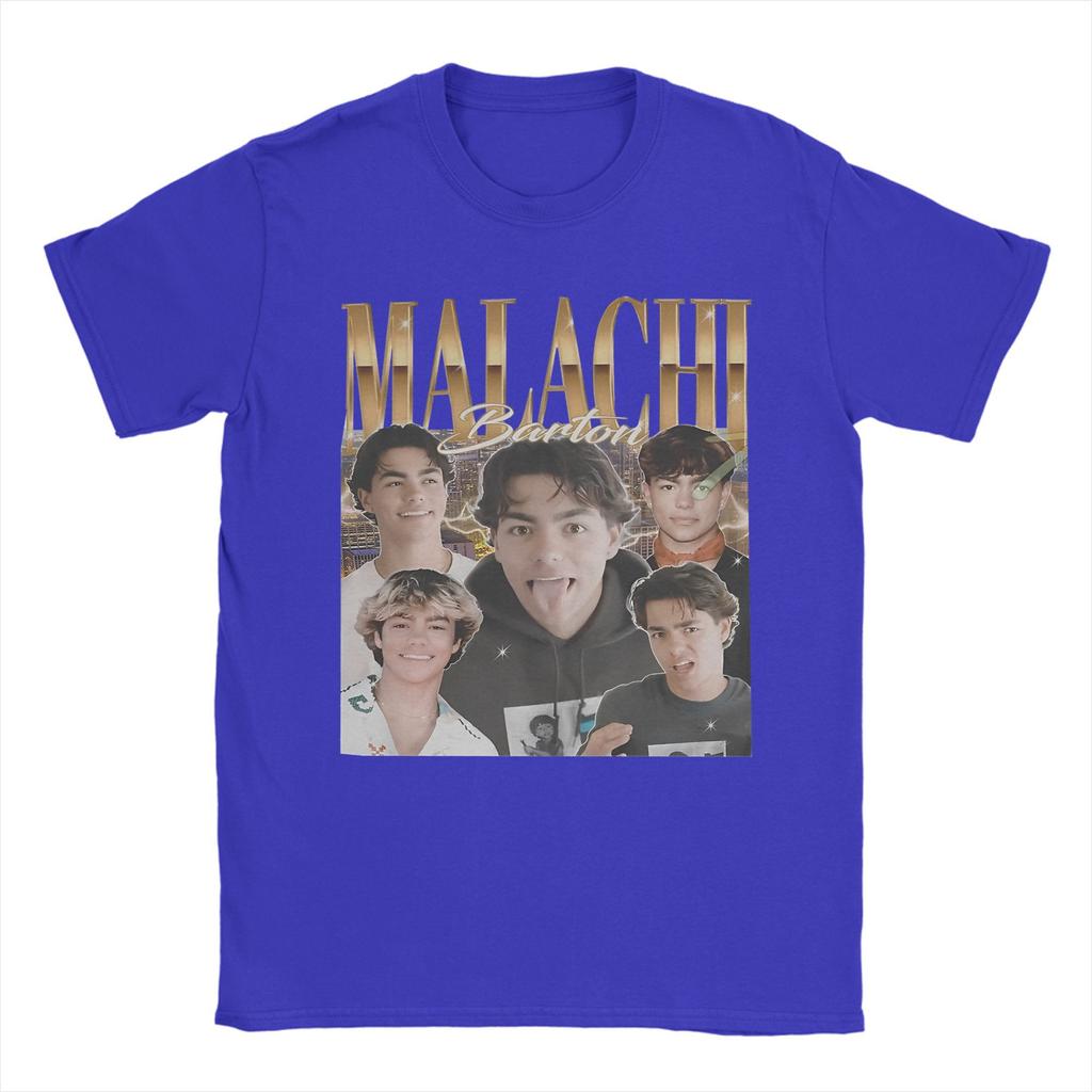 Malachi Barton Actor Poster T-Shirt Summer Vintage T Shirts Cotton Harajuku Tshirt For Men's Short Sleeves Casual Clothing