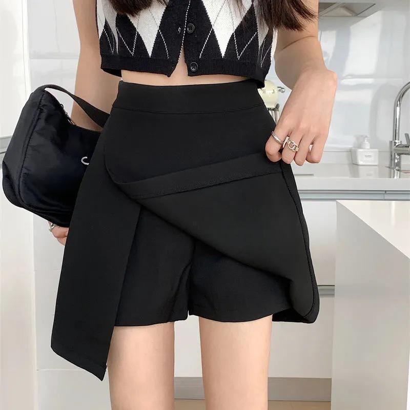 

2022 Summer High Waist A-Line Split Skirt - Plus Size, Anti-Exposure, Slim Fit Large