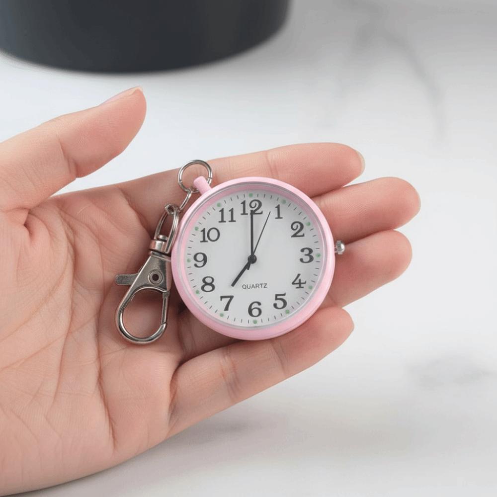 Easy Reading Key Chain Fob Clock Big Numbers Student Exam Timer  Hospital Shift