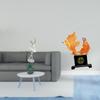 Modern Creative Ballerina And Fish Figurine Art Sculpture for Bedroom Office Desk Fireplace Entrance