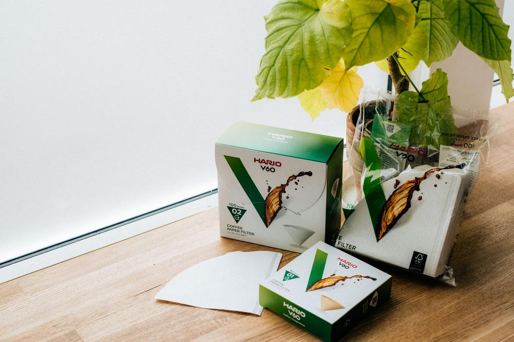 HARIO V60 Paper for 200 Misarashi Filters, 1-4 People, VCF-02-100M, Filters,