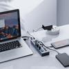 BT2U3-16AB Hub with 16x USB-A Switches - Gray