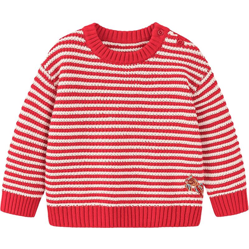 Мини-свитер Balabala для мальчиков и девочек, вязаный, к Новому году 100