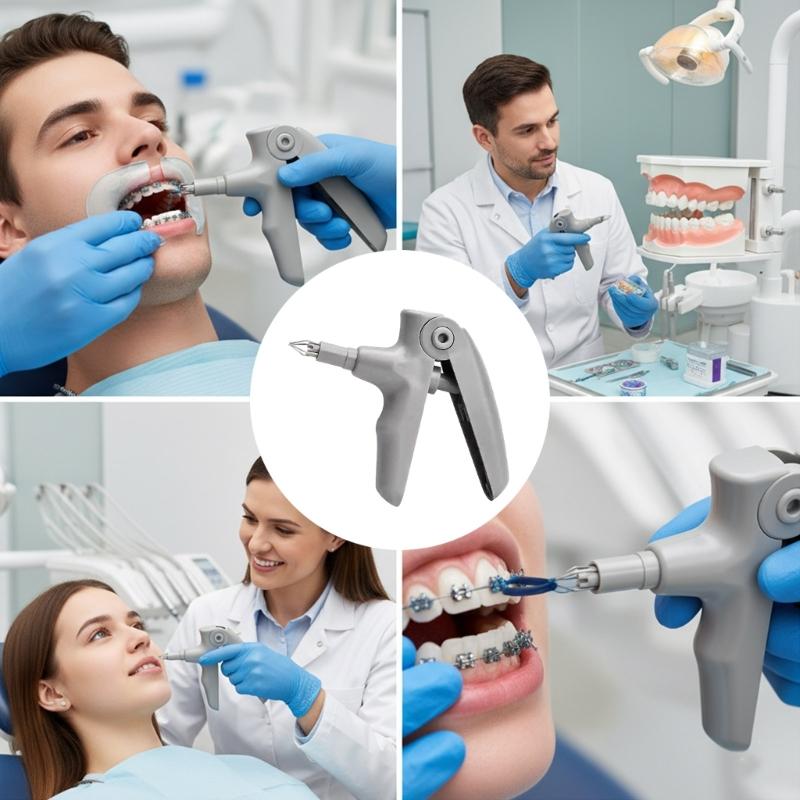 2Pcs Orthodontic Ligature Tools with ABS Materials for Safe Dental Correction and Ergonomic Grips