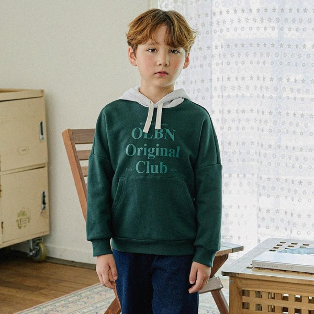  Olivan  OverfiT Kangaroo PockeT Hooded T shirT  Green 