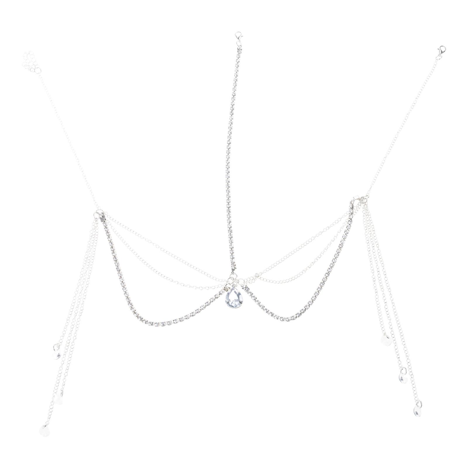 

Forehead Headpiece Rhinestone Head Chain Layerd Hair Jewlery Christmas Prom Festival Hair Jewelry for Women Girls Teen 1