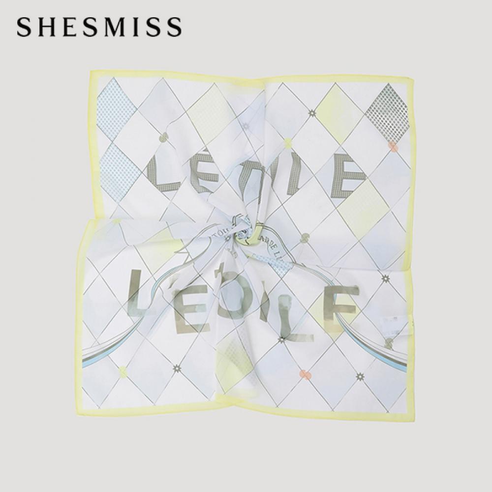 

She S miSS Argyle Square Scarf SSaSfn22010 Ly light yellow/00