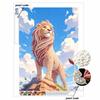 DIY Pearl Painting The Lion King Decorative Painting Creative Ornaments Friends Gifts Desktop Furnishings Home Decoration