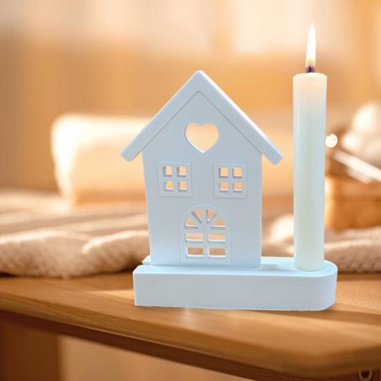 Stampo In Silicone Per Portacandele Per Casa Con Base Fai Da Te