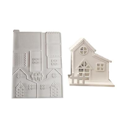 Resin House and Candle Holder Mold Silicone Crafted Home Decorations Resin Molds Perfect for Artistic and Decorative Use