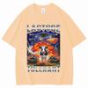 Lactose Tolerant Funny Cow Meme Graphic T Shirts Men's Women's Fashion Vintage T-shirts High Quality Cotton Short Sleeve T-shirt