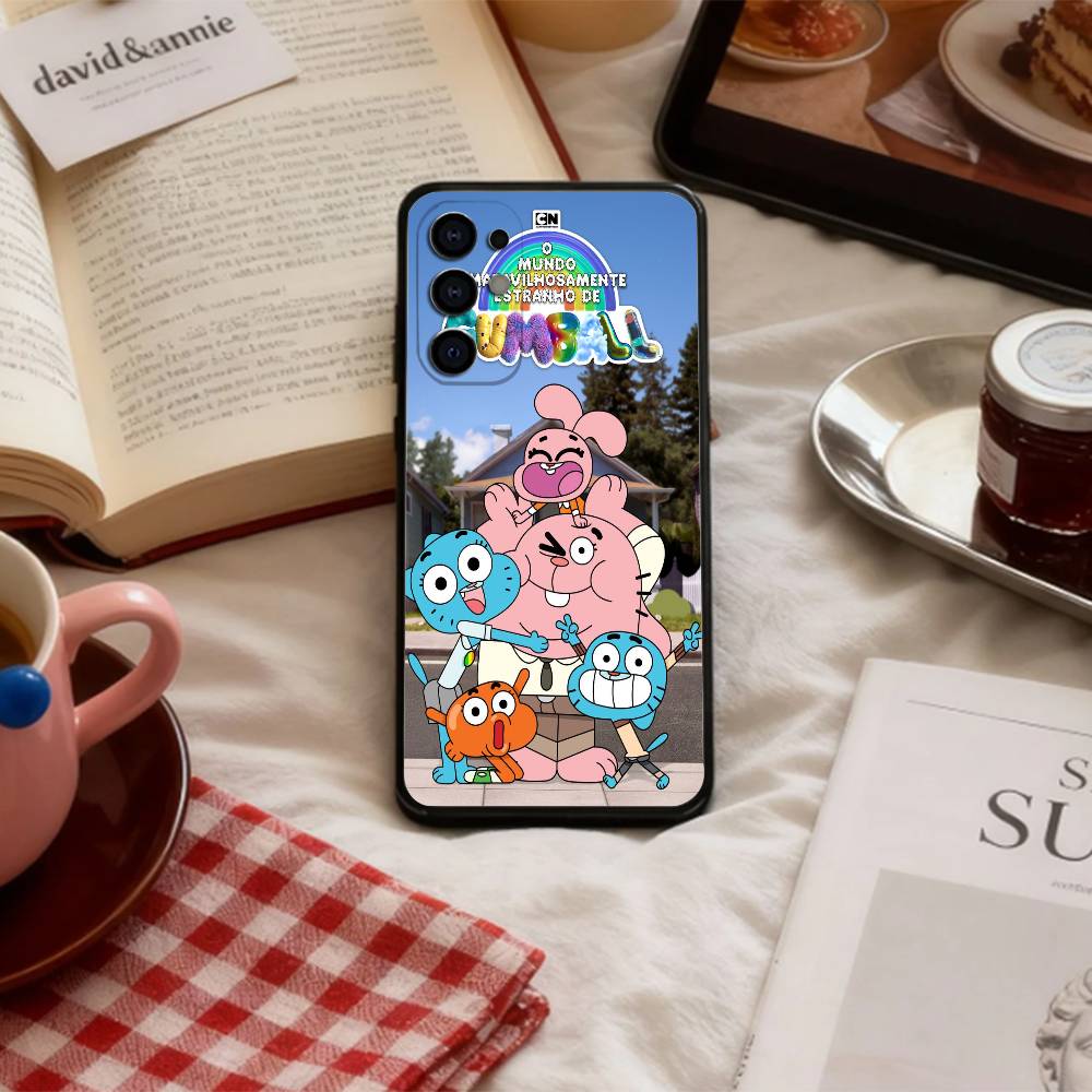 The Amazing W-World of Gumball   Phone Case For Samsung S 25,24,23,22,30,21,10,9,Ultra,Plus,Lite,FE,4,5 G Soft Black Case