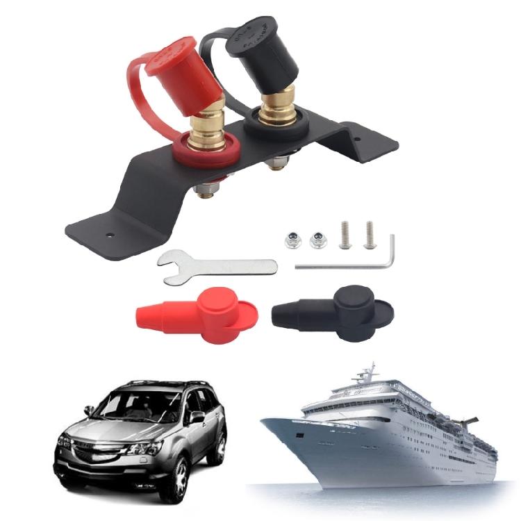 Battery Terminals Relocation Kit Battery Jump Post Starter Remote for ATV