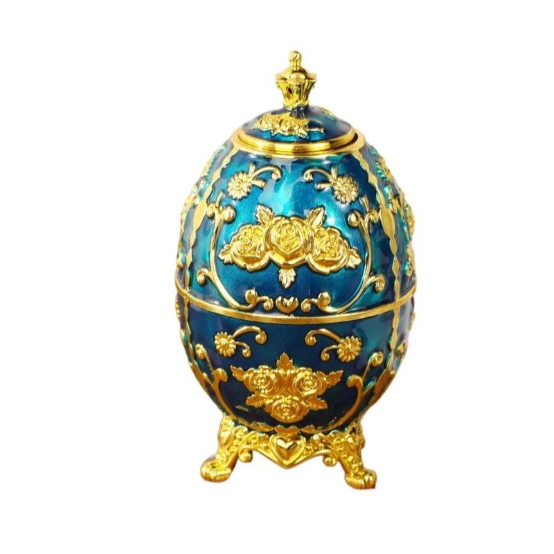 Press Type European Style Toothpick Box Light luxury Sturdy Floral Toothpick Case Rose Pattern Automatic Toothpick Dispenser