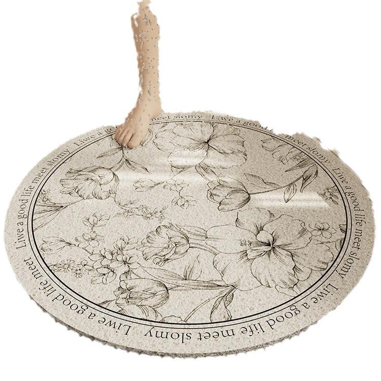 Tappetino Antiscivolo per Bagno Stanza Doccia Bagno Tappetino per Piedi WC WC Domestico Bambini e Anziani Piattaforma Antiscivolo