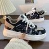 Nuove Scarpe Bianche Invernali All-match Versione Coreana Suola Spessa Scarpe per Coppie Studenti Sneakers Casual Zapatillas Mujer 2024