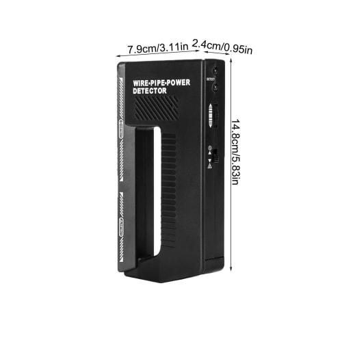Wpp123 Wire Pipe Power Detector, In-Wall Wire Finder, High Sensitivity Adjustable Electrical Wire Finder, Wall Scanner Metal Detector for Wood, Metal,