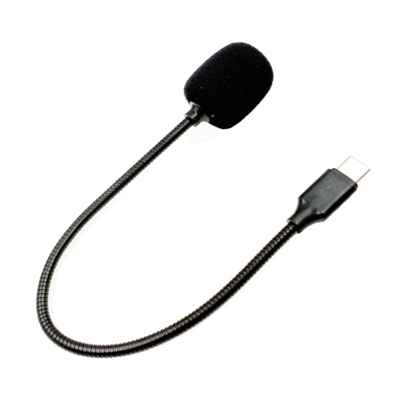 Flexible Hose Microphones With Type C Connectors For Clear Sound Recording On Smartphones And Computers