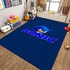 Sonic Hedgehog Carpet Bath Mat Plush Rug Small Rug Living Room Rug Bedroom Rug Machine Washable