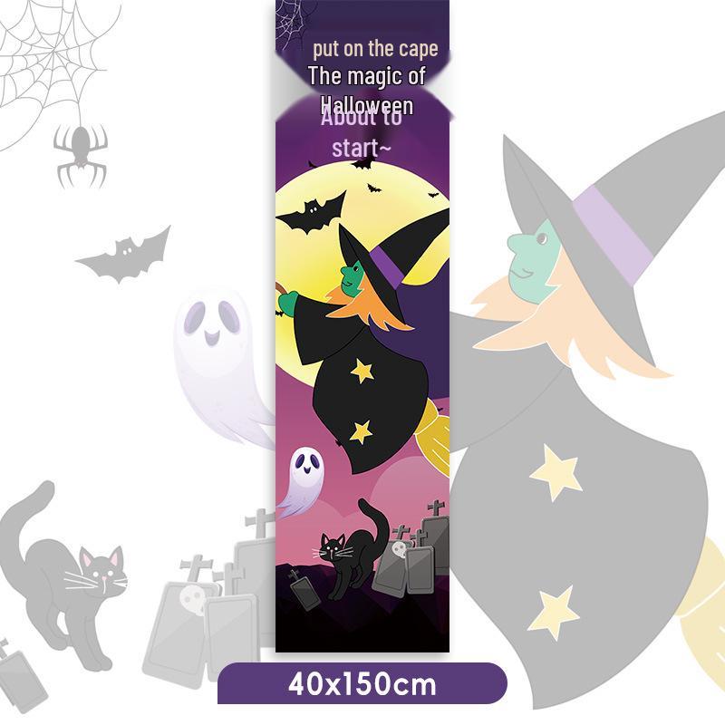 Halloween Pumpkin Theme Decorations for Shop and Bar Entrances - Background Photo Props