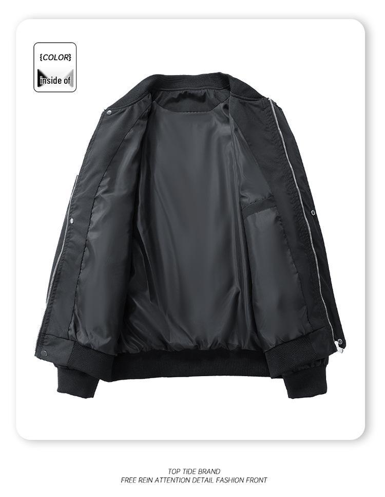 Men's Trendy Stand Collar Casual Jacket - Spring/Autumn Fashion Outerwear