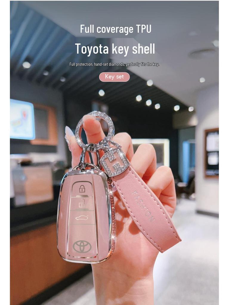 Key Cover for Toyota: Camry, Corolla, RAV4, Fengfan, Highlander, Asia Dragon, Velanda - Women's Edition