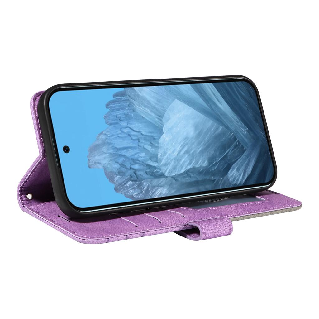 For Google Pixel 10 Pro/10/9 Pro/9 Leather Case Wallet Stand Color Splicing Phone Cover