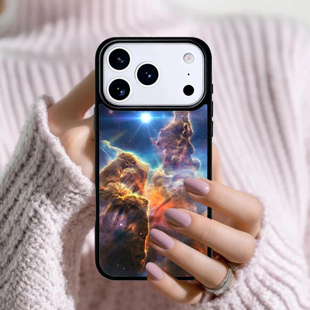 Outer Space Phone Case For Apple iPhone 17 Air 16E 15 14 Plus 13 12 11 Pro Max Mini Funda Cover