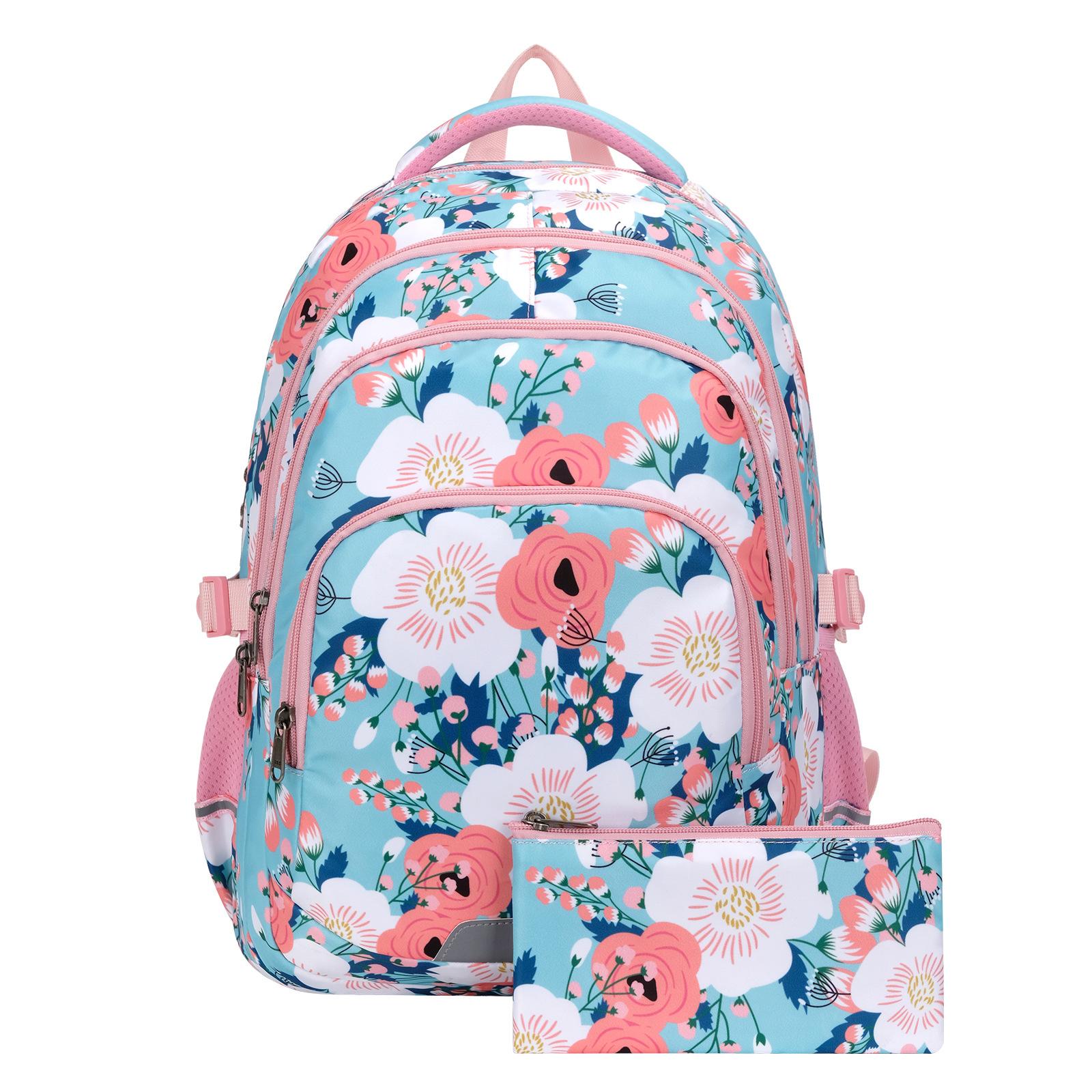 

Школьный рюкзак большой вместимости для девочек начальной и средней школы, водонепроницаемый, с принтом тай-дай, рюкзак для компьютера 15 дюймов 17 inches