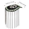 Cool Tassel Chain Epaulette Skull Jacket Vintage Brooch  Western-style clothes