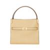 Lee Radziwill Fashionable and Simple Metal Buckle Adjustable Shoulder Strap Cow Leather Hand-held Shoulder Crossbody Bag Small 154751-200