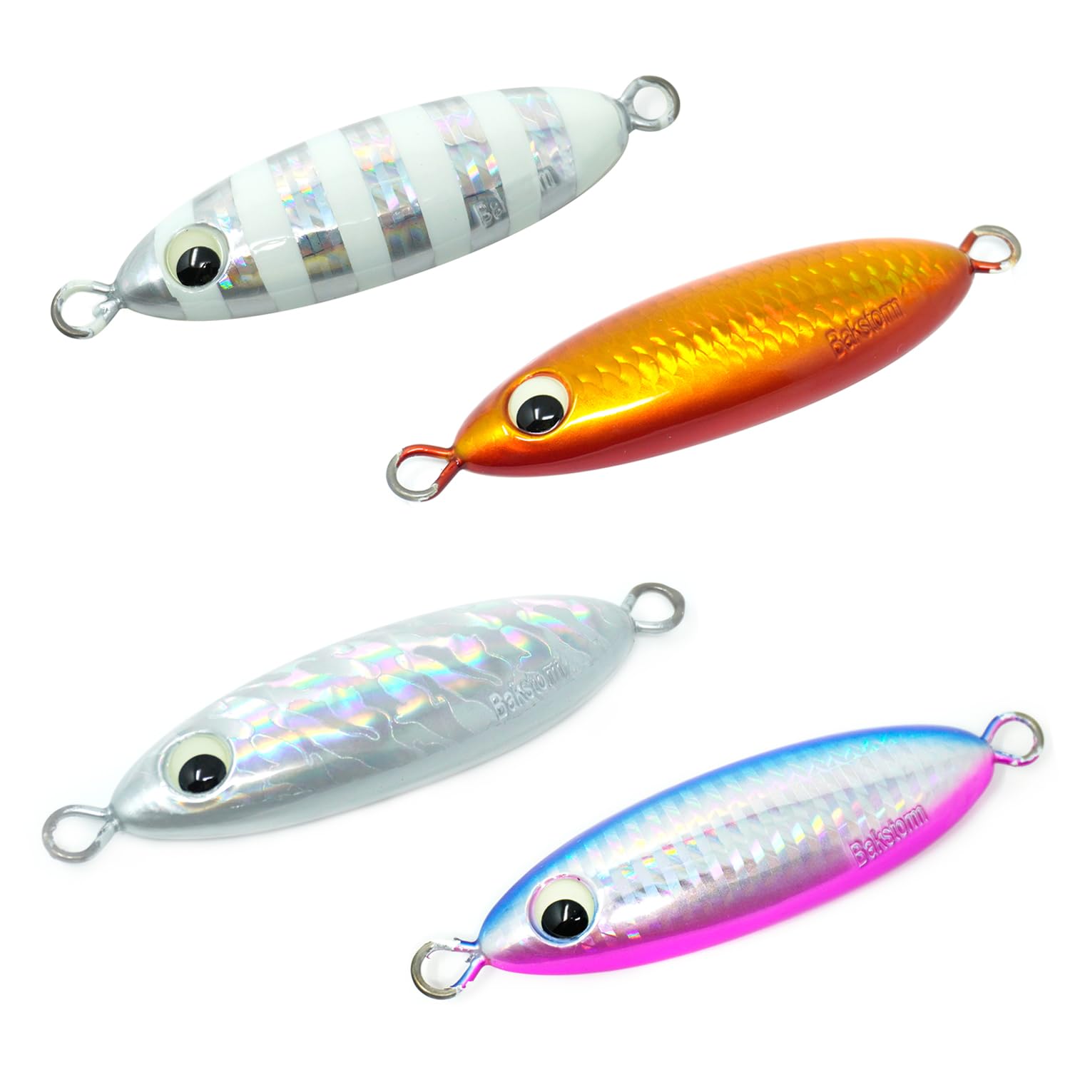 

Толстый Медленный Скип Тип Металлический Набор из 4 Реальный Цвет Медленная Рыбалка BAKSTORM Джиг, A, Джиг, 300г, Цвета, Приманка, Джиггинг, Джиггинг, Групер, Групер, Лакедра,