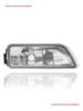 03-08 Accord Gen 7-10 Front Bumper Fog & Daytime Running Light Assembly