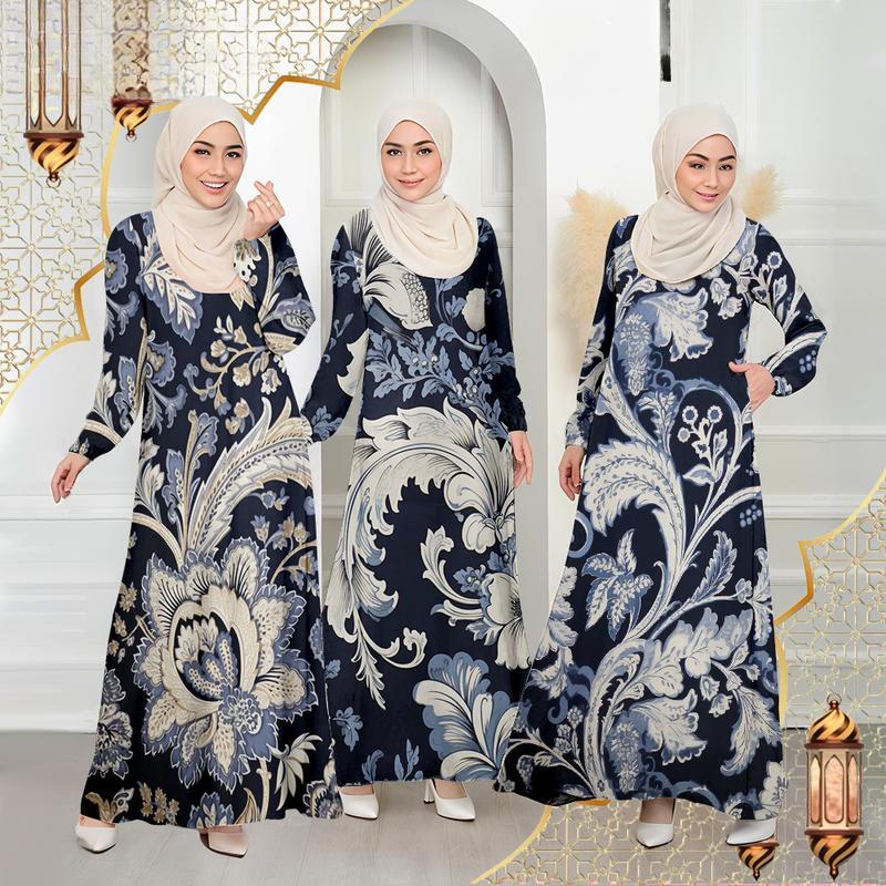 Muslim Women's Robe, Loose, Casual Style, Lightweight, Breathable, Soft, Comfortable, Suitable for Fashion and Tradition, Manufactured In 2025