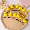 Grampo de Cabelo Animal 3D Presilha de Cabelo Pato Amarelo Desenho Animado Presilhas para Festa de Aniversário 12 PEÇAS Acessórios para Penteado Infantil