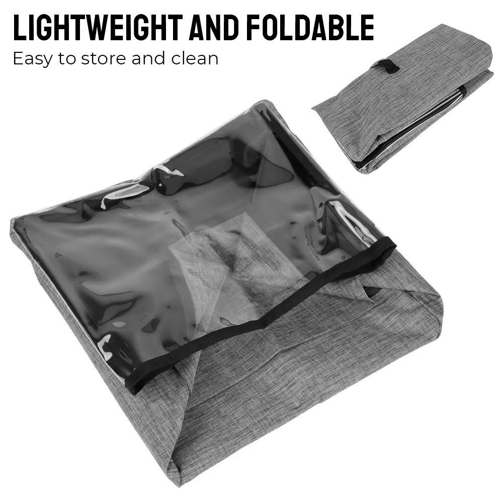 Waterproof Air Fryer Hood Oxford Fabric With Storage Pockets Kitchen Dust Cap Durable Grill Toaster Cover
