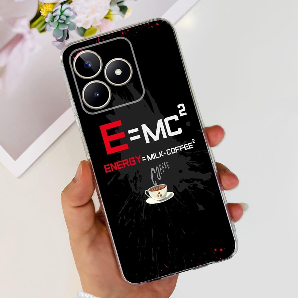 For Realme Note 50 Cases RMX3834 Colorful Painted Cover Soft Silicone Phone Cases For Oppo Realme Note 50 Note50 TPU Fundas