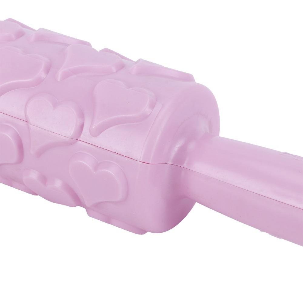 PP Pattern Rolling Pin Non-Stick Cookie Rolling Pin Patterned Embossing Rolling Pin Cookie Dough
