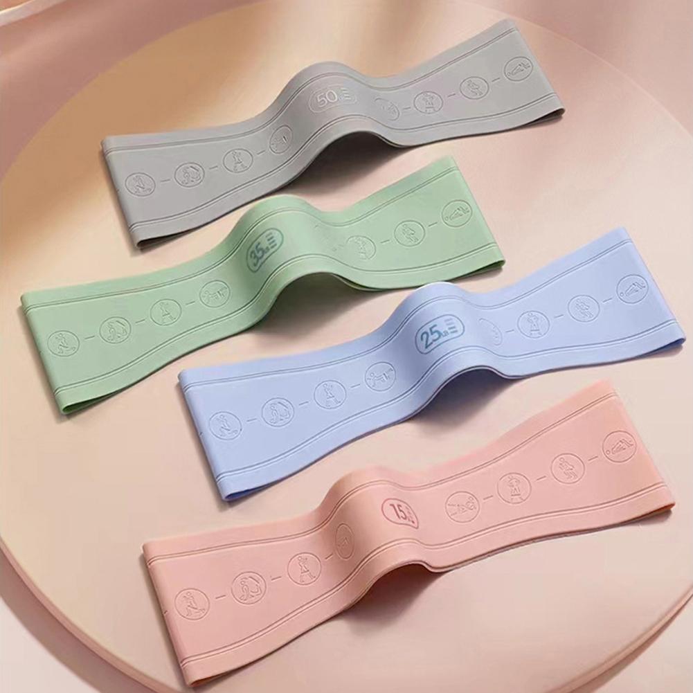 1 Stück Widerstandsbänder für Beine und Po Hüfte Gesäß Oberschenkel Booty-Bänder Elastische Trainingsbänder Fitness-Streifen Schlaufen Yoga Fitnessstudio-Ausrüstung