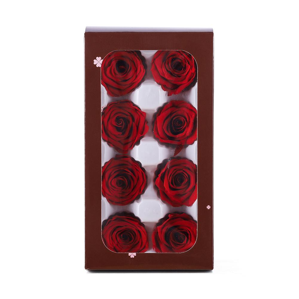 Eternal Flower Gift Box Set 2-6cm Handmade Rose Decorative Flowers, DIY Gift Flower Box