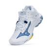 Mizuno Wave Lightning Z8 Mid 'White Bellwether Blue' Mizuno V1GA240597